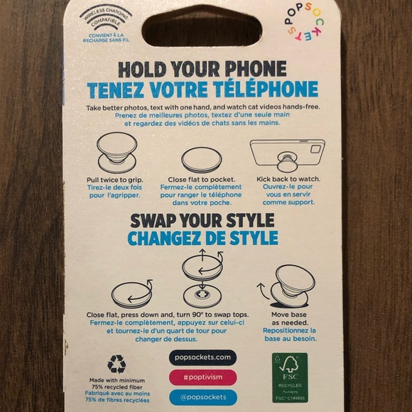💸 $2 ADD-ON PopSocket Popgrip Swappable PopTop Phone Grip & Stand - Picture 3 of 3